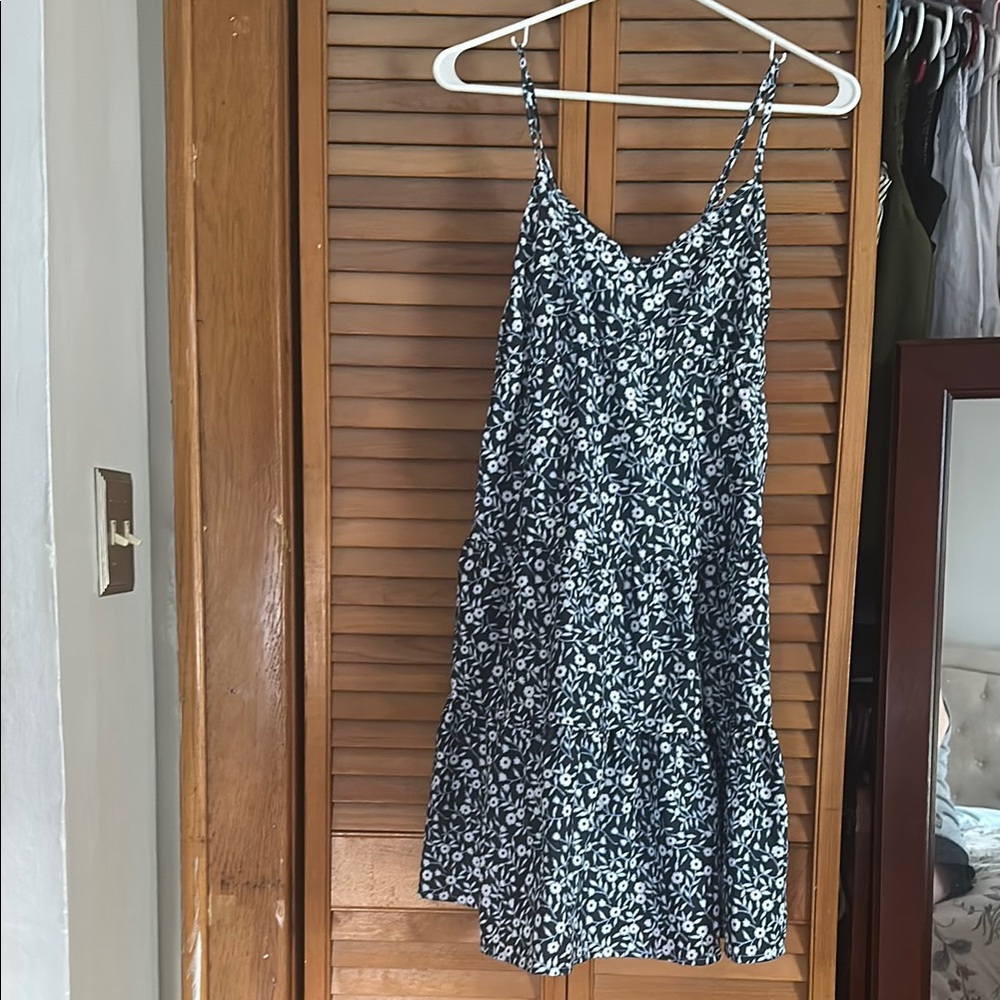 SHEIN Silver Black Sequin Embellished Mini Dress